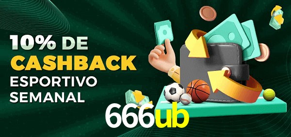 10% de bônus de cashback na 666ub